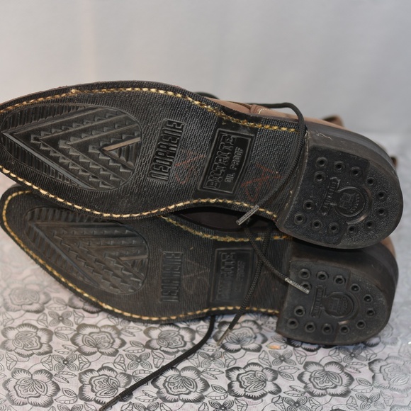 DAYTON SUEDE LEATHER ///WESTERN BOOTS NEW SZ 8.5 MADE IN CANADA! - Picture 3 of 7